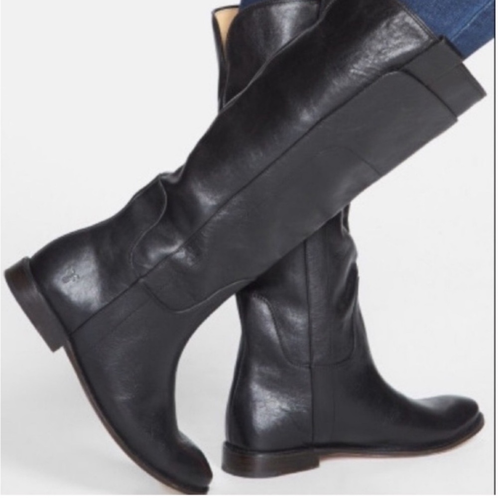Frye Paige Tall Leather Riding Boots